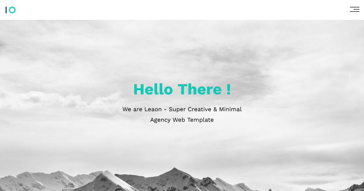 html & css template screenshot